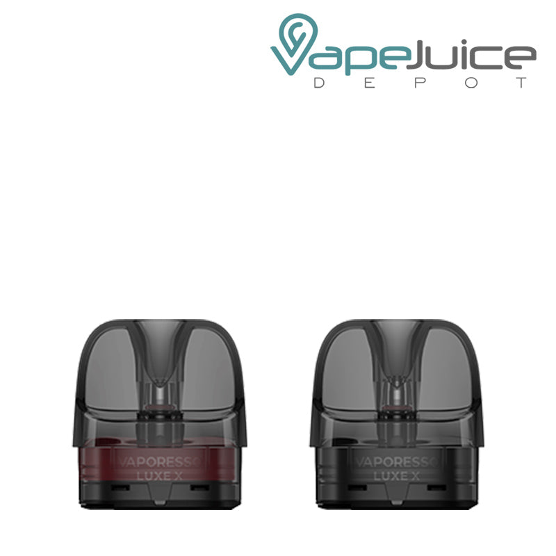 Two colors of Vaporesso LUXE X Replacement Pods - Vape Juice Depot
