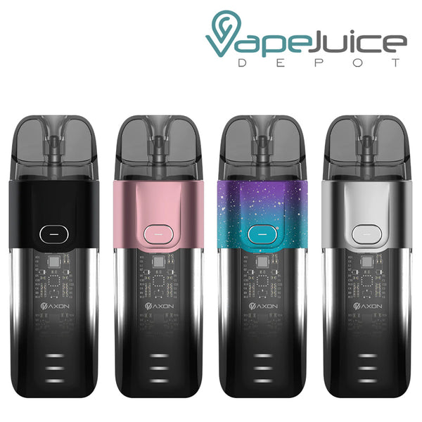 Four colors of Vaporesso LUXE XR Pod System - Vape Juice Depot