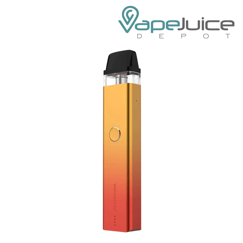 Orange Red Vaporesso XROS 2 Pod System with an intuitive firing button - Vape Juice Depot