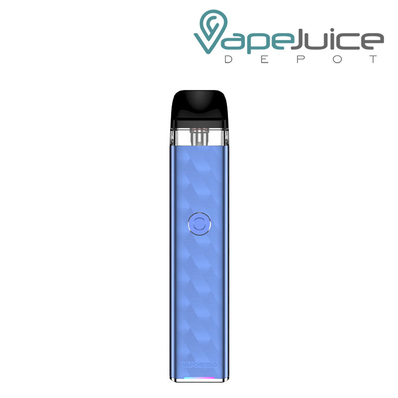 Ice Blue Vaporesso XROS 3 Pod System with a firing button - Vape Juice Depot