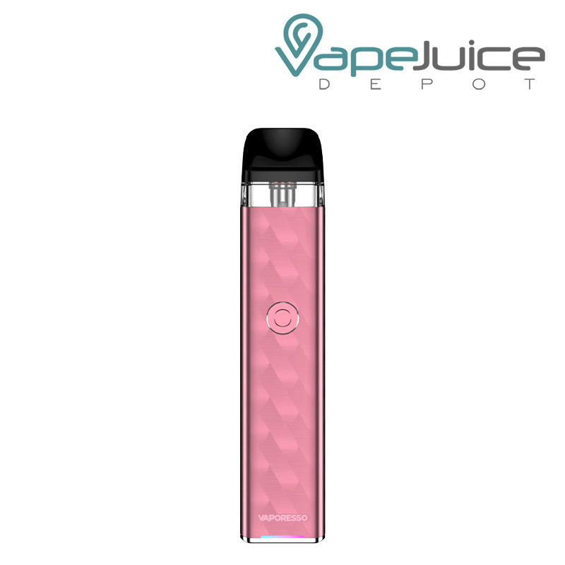 Peach Pink Vaporesso XROS 3 Pod System with a firing button - Vape Juice Depot