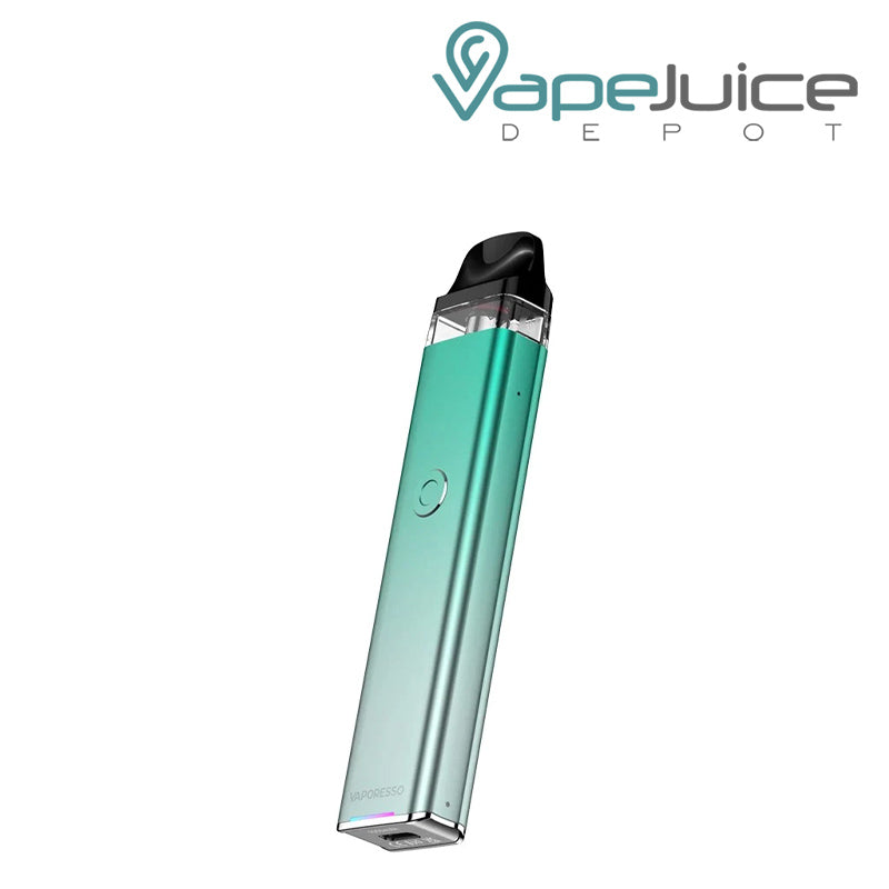 Side part of Vaporesso XROS 3 Pod System with a firing button - Vape Juice Depot