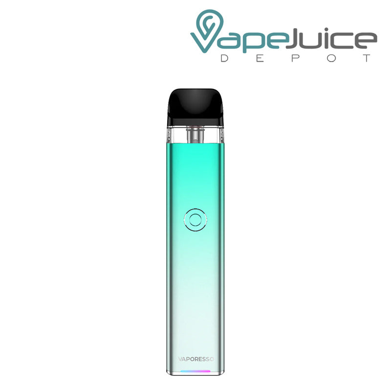 Mint Green Vaporesso XROS 3 Pod System with a firing button - Vape Juice Depot