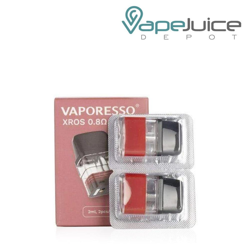 Vaporesso XROS Replacement Pods 0.8ohm - Vape Juice Depot