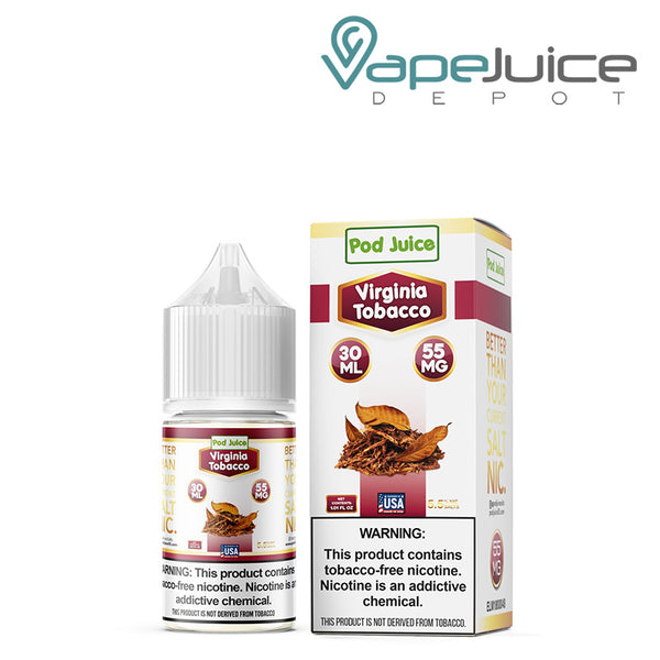 Virginia Tobacco Pod Juice TFN Salt $11.98 Virginia Tobacco Pod Juice TFN Salt $11.98