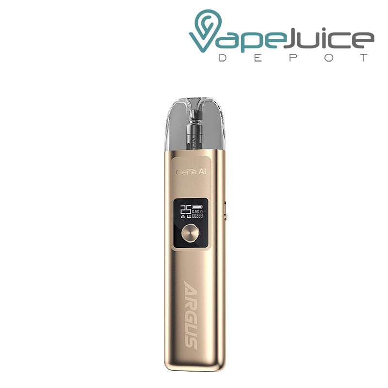 Sand Drift Gold VooPoo ARGUS G Pod System Kit with OLED screen - Vape Juice Depot