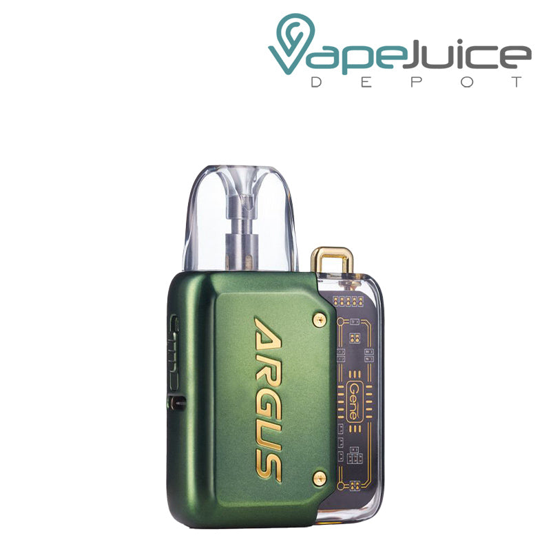 Front view of Green VooPoo ARGUS P1 Pod System Kit - Vape Juice Depot