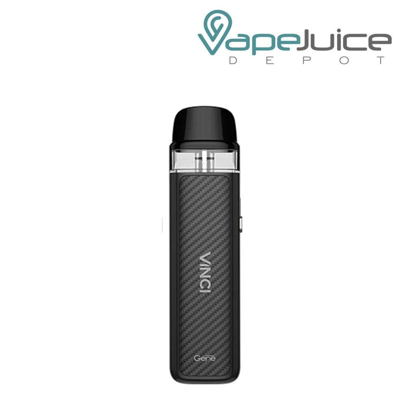 VooPoo VINCI Carbon Fiber Pod System Kit with an adjustment button - Vape Juice Depot