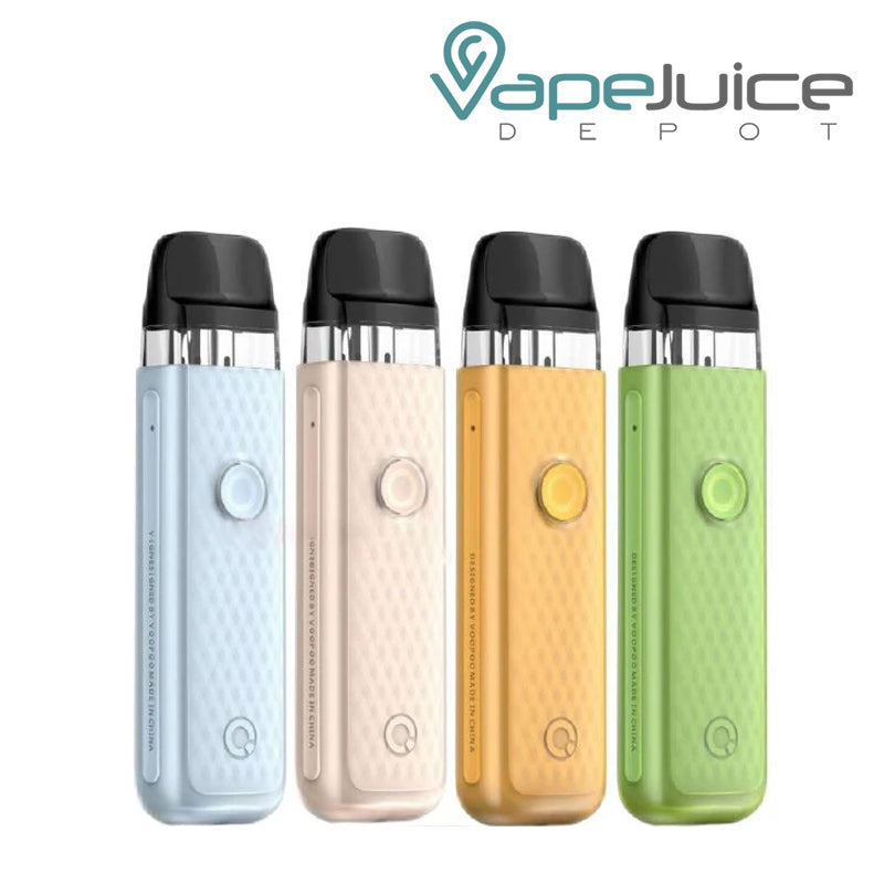 Four VooPoo VINCI Q Pod System Kits with a firing button - Vape Juice Depot