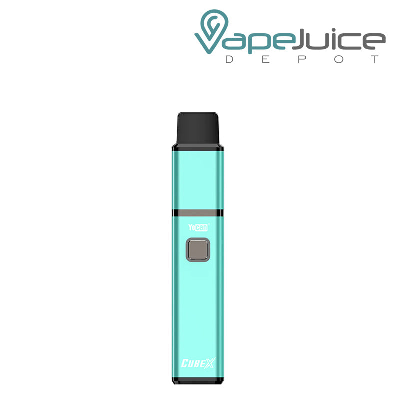 Blue Yocan Cubex Vaporizer with firing button - Vape Juice Depot