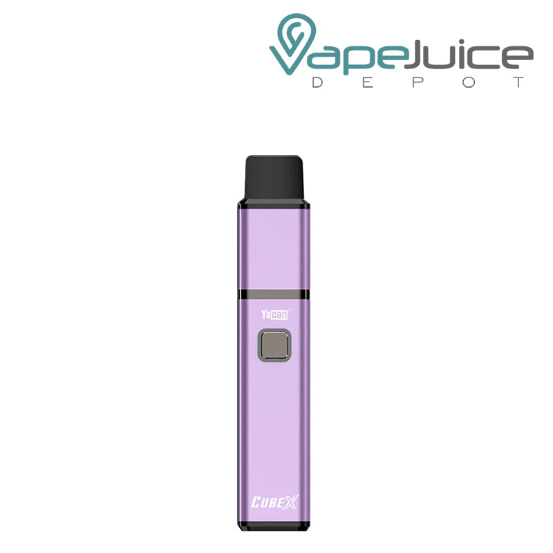 Violet Yocan Cubex Vaporizer with firing button - Vape Juice Depot