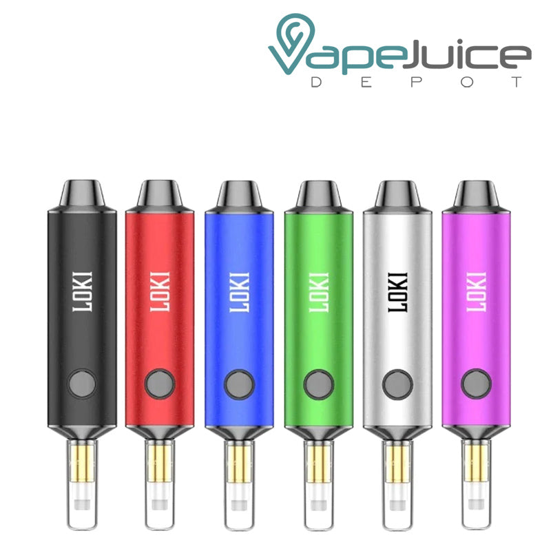 Six colors of Yocan Loki Vaporizer Kit - Vape Juice Depot