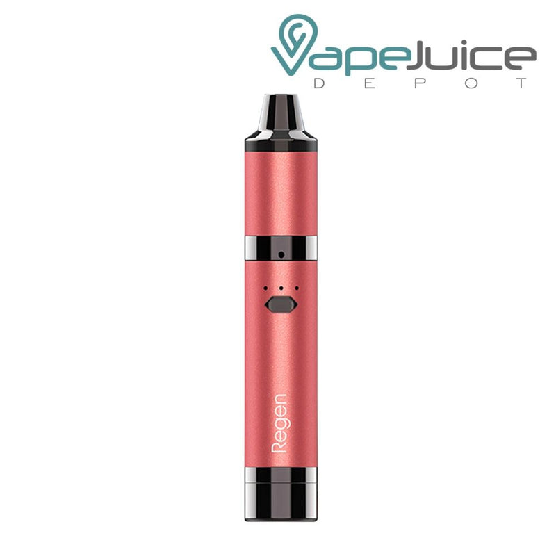 Light Red Yocan Regen Vaporizer Kit with an intuitive firing button - Vape Juice Depot