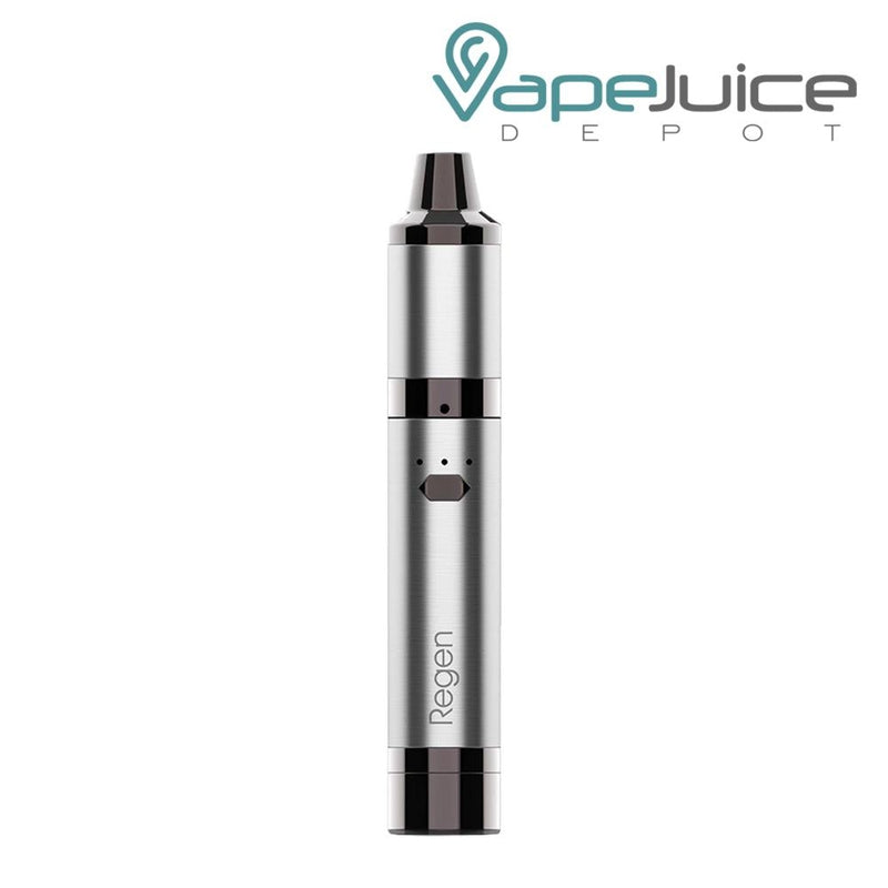 Stainless Steel Yocan Regen Vaporizer Kit with an intuitive firing button - Vape Juice Depot