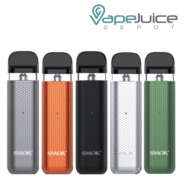 Five colors of SMOK Novo 2C Kit with LED Indicator - Vape Juice Depot