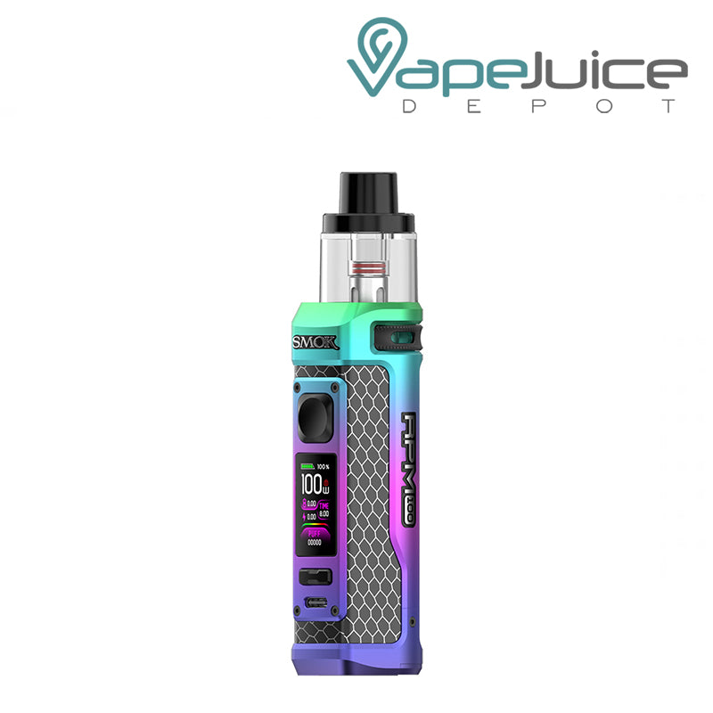 Matte 7-color plating SMOK RPM 100 Pod Mod Kit with display screen and firing button - Vape Juice Depot