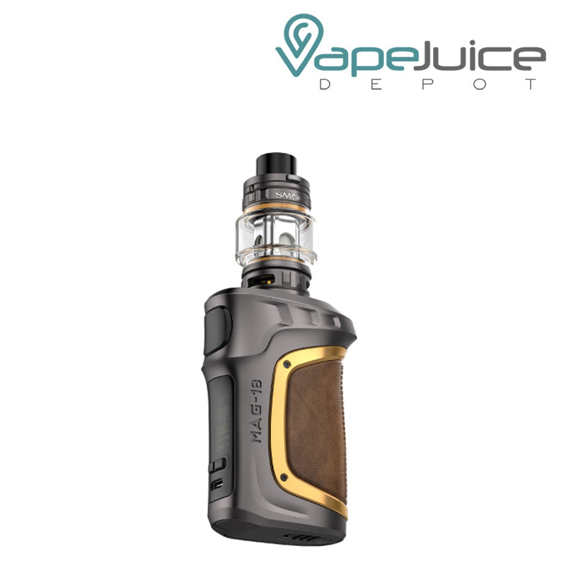 Gun Metal Gold SMOK MAG-18 Kit with TFV18 Tank - Vape Juice Depot