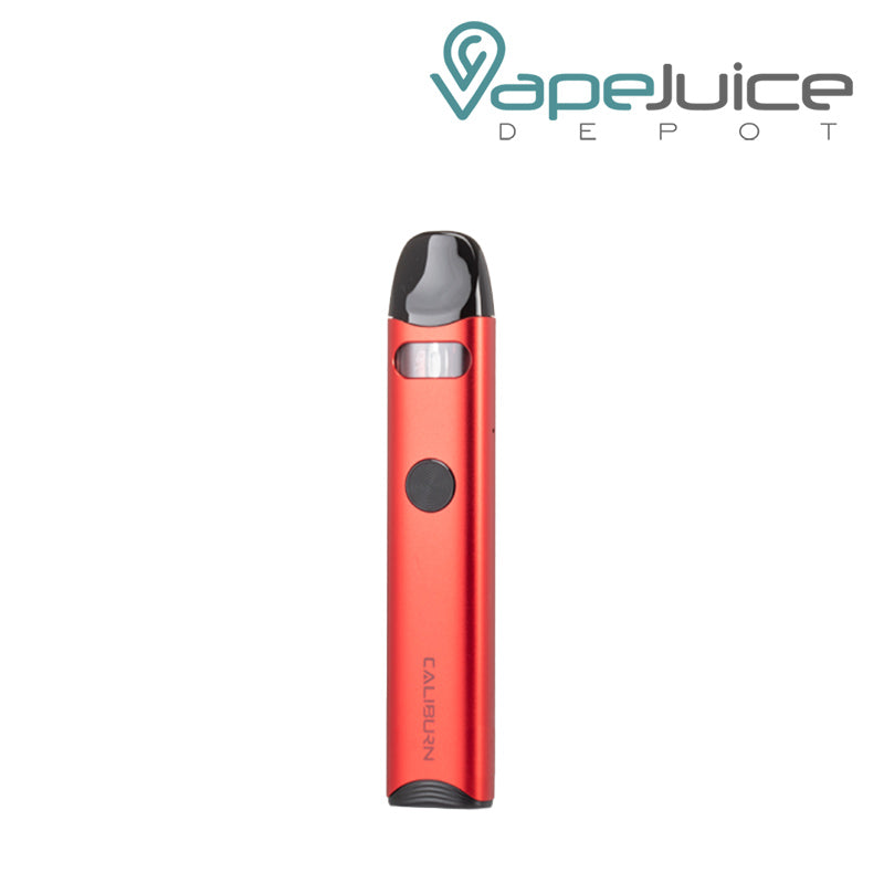 Red UWELL Caliburn A3 Pod System with firing button - Vape Juice Depot