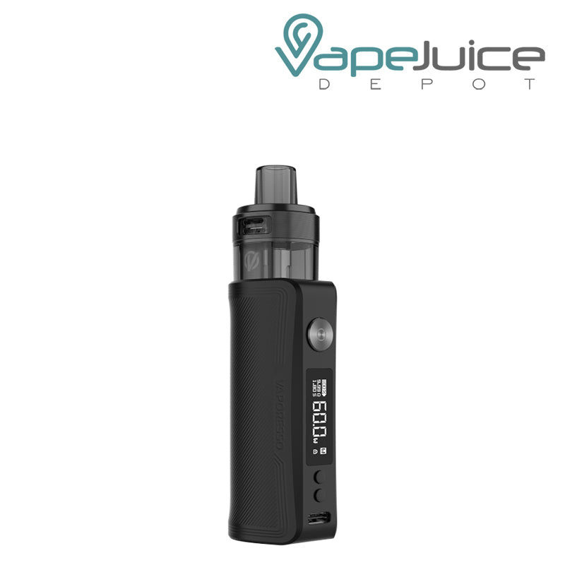 Vaporesso GEN PT60 Kit adjustment buttons and display screen Dark Black - Vape Juice Depot