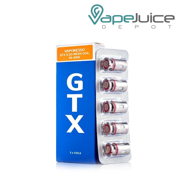 ske crystal rechargeable vape pods GTX Replacement Coils by Vaporesso | Free UK Delivery main image 0
