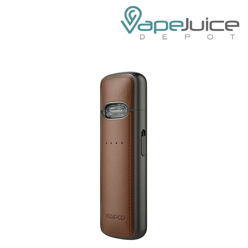 Classic Brown VooPoo VMate E Pod Kit with adjustment button - Vape Juice Depot