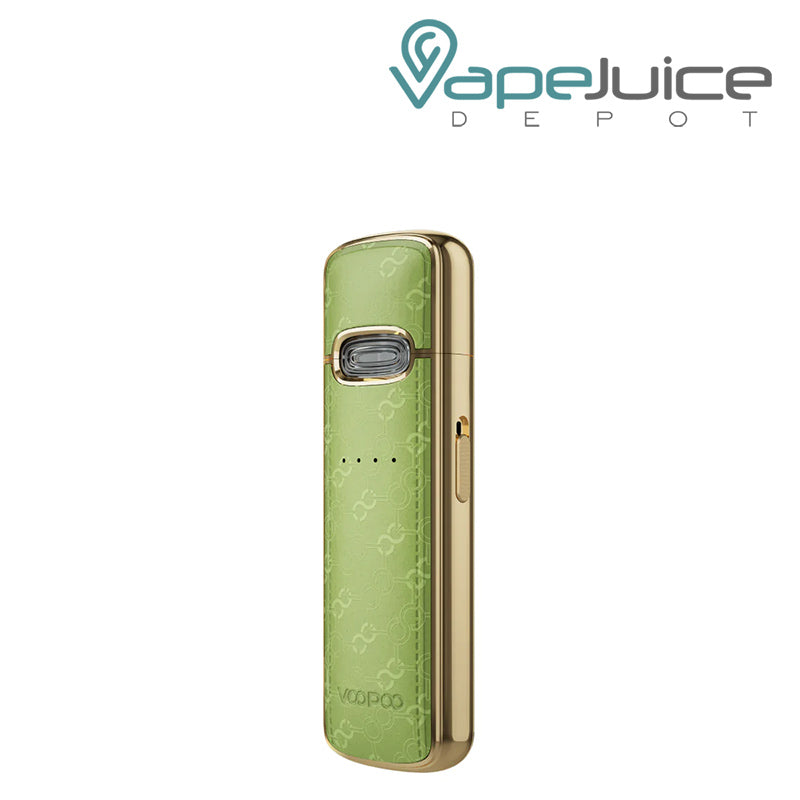 Green Inlaid Gold VooPoo VMate E Pod Kit with adjustment button - Vape Juice Depot