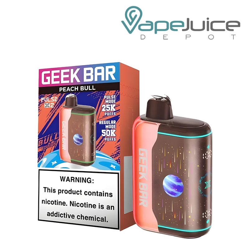 Geek Bar Pulse X2 50K Disposable - Peach Bull Edition