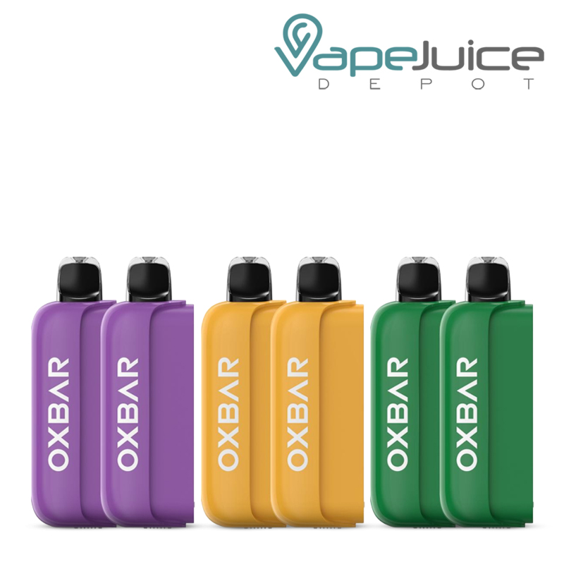 Three flavors of OXBAR Maglink 75K Disposable Pods - Vape Juice Depot