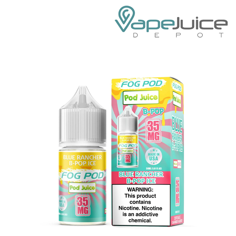 Blue Rancher B Pop Ice Pod Juice Fog Pod Salt 30ml - 30ml / 20mg