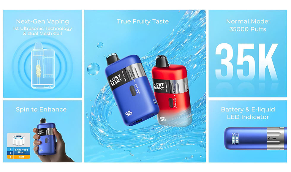 Lost Mary Ultrasonic 35K Disposable Review
