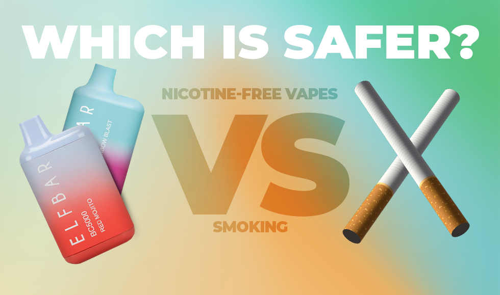 Nicotine-Free Vapes vs Smoking